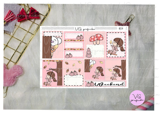 erin condren - pink autumn - Vicky