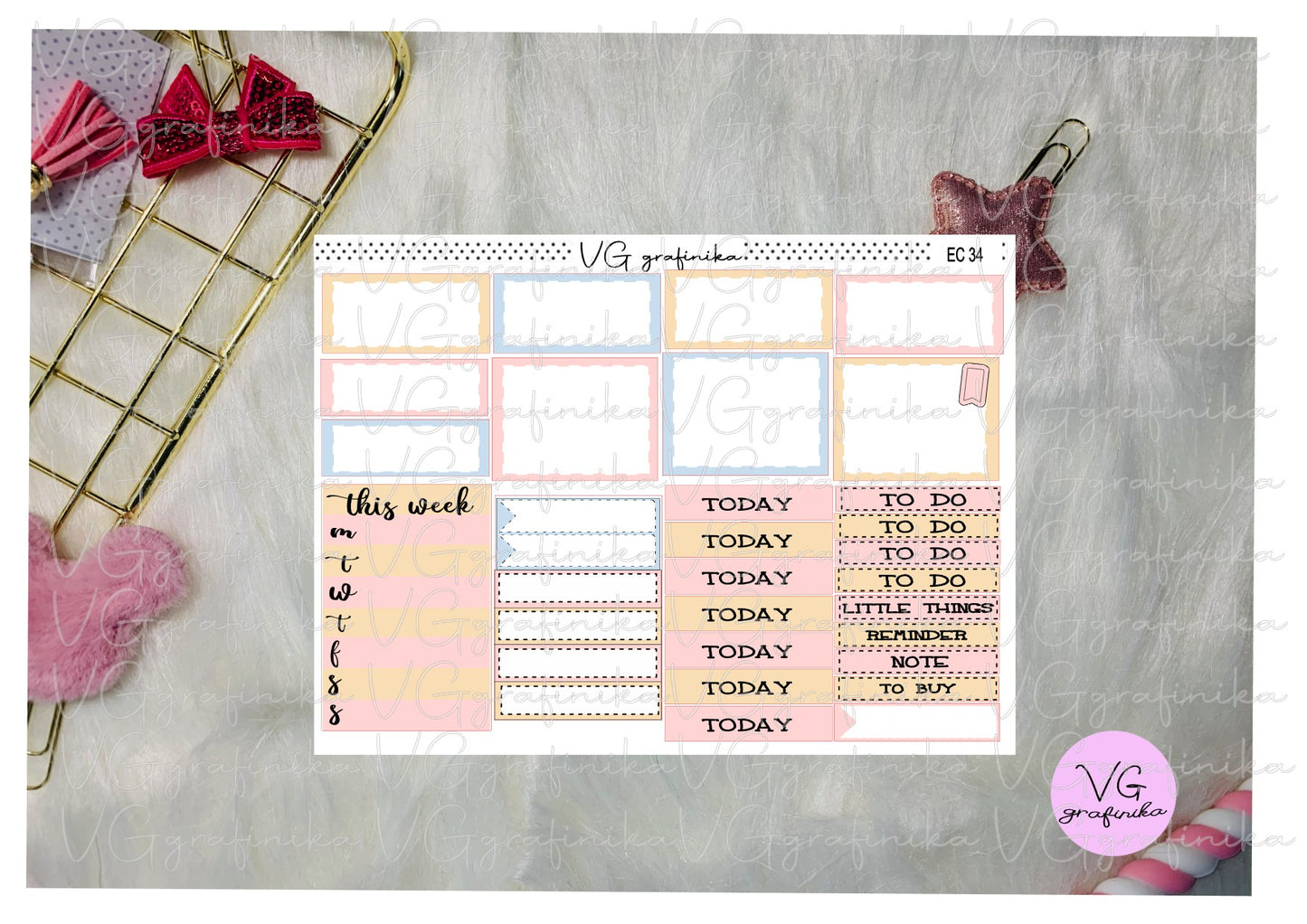 erin condren - happy autumn - Vicky - EC 34 EC 35 EC 36