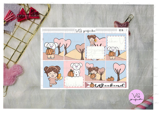 erin condren - happy autumn - Vicky - EC 34 EC 35 EC 36