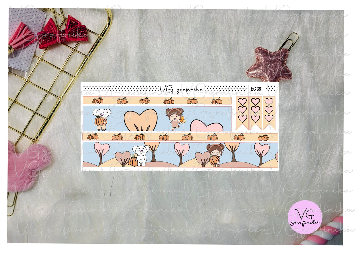 erin condren - happy autumn - Vicky - EC 34 EC 35 EC 36