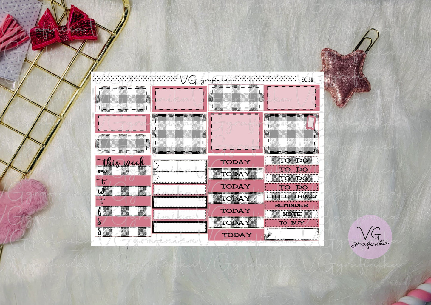 erin condren - cozy Christmas - ec57 - ec 58 - ec 59