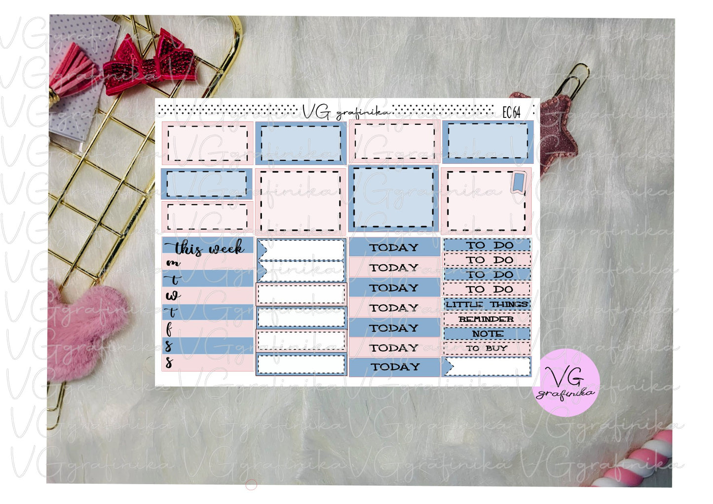 happy new year - erin condren EC 64 - EC 65 - EC 66