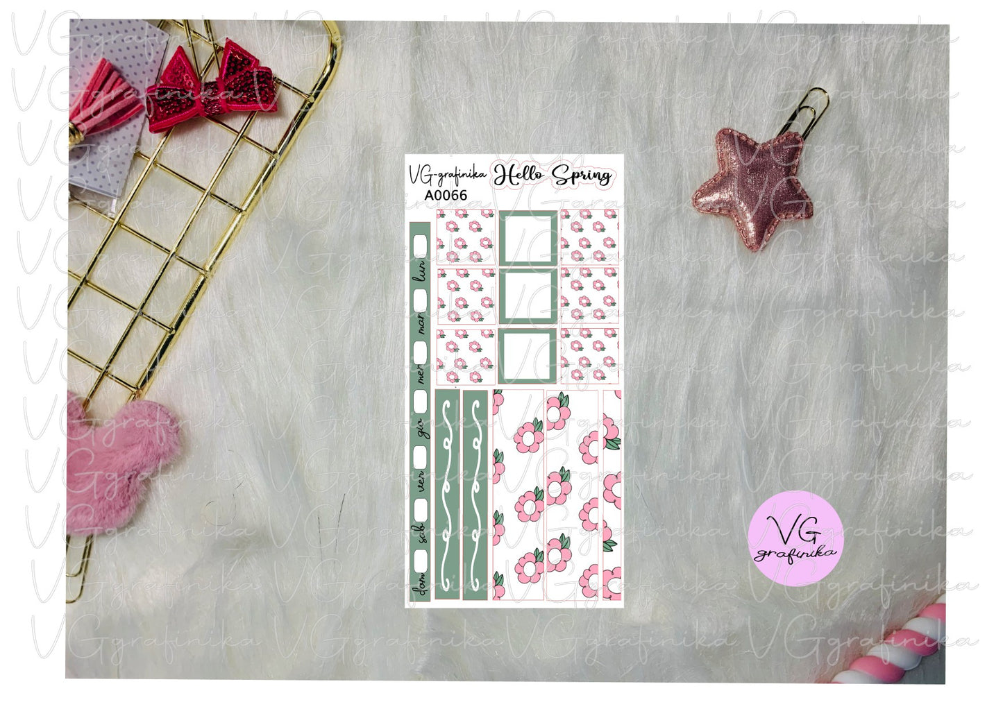 hobonichi weeks A066 - hello spring