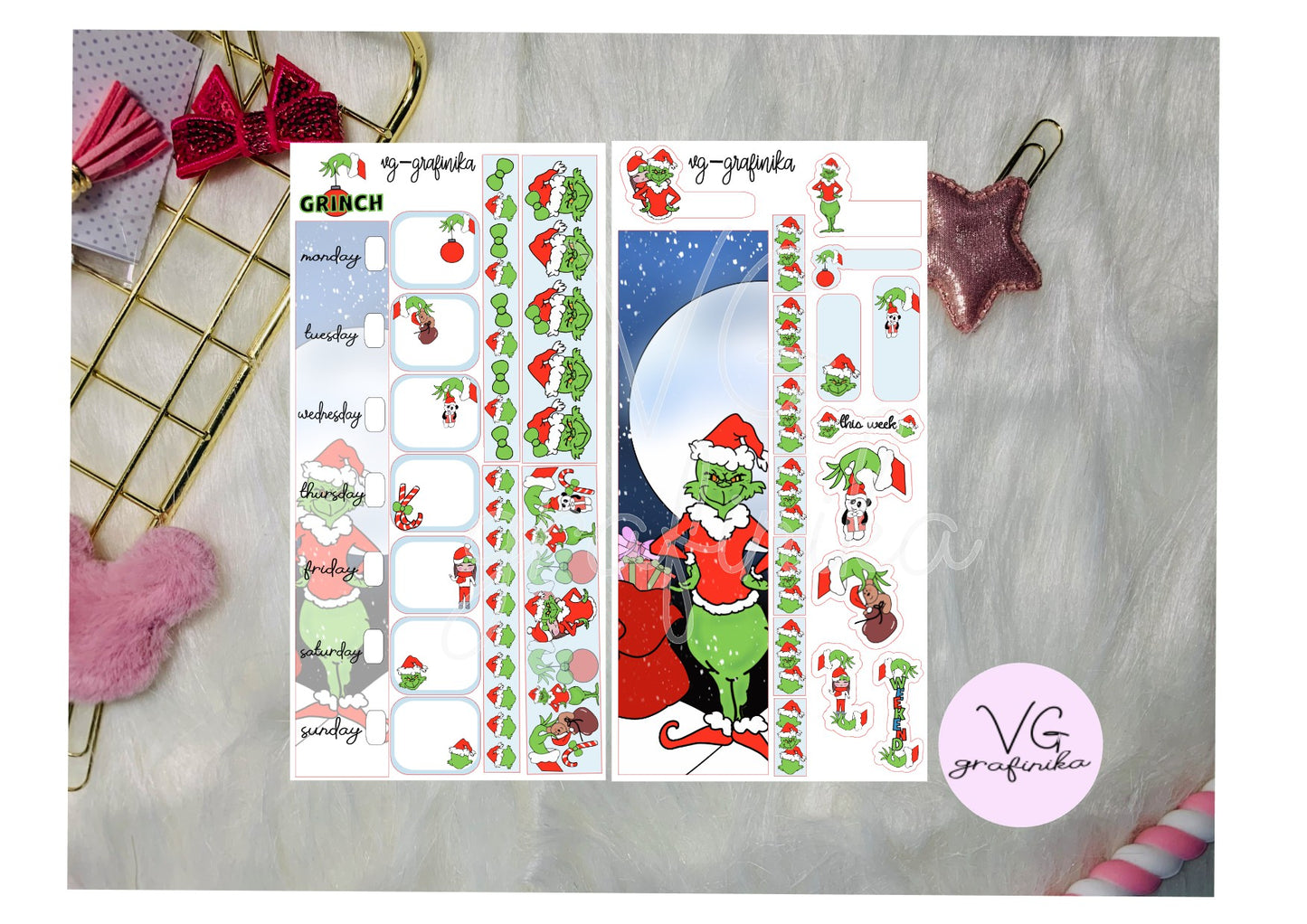 hobonichi weeks Grinch