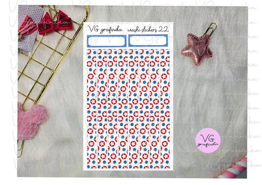 Washi stickers 22 avengers