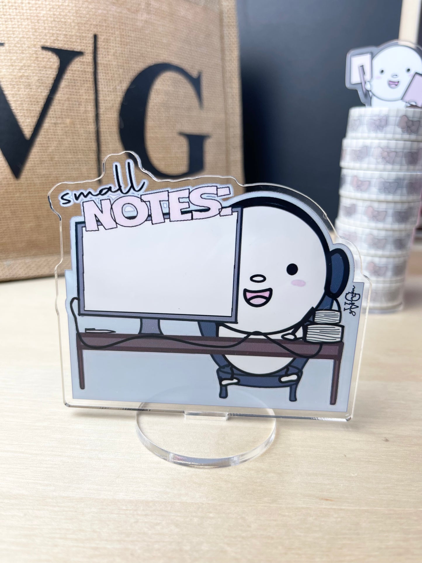 Small notes with Niko _ stand da tavolo per piccole note!