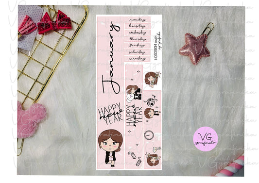 mensile gennaio 2022 - hobonichi cousin / weeks
