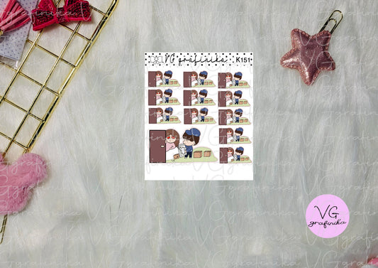k 151 - k 152 happy mail - postino - Vicky