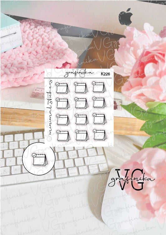 K 226 - minimal - calendario