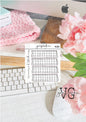 K 263 - minimal - washi strips white big