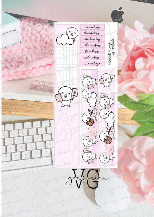 mensile Niko - pink fiocco per hobo cousin