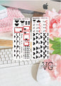 stickers sheet - minikit 41 - 42 pattern mick