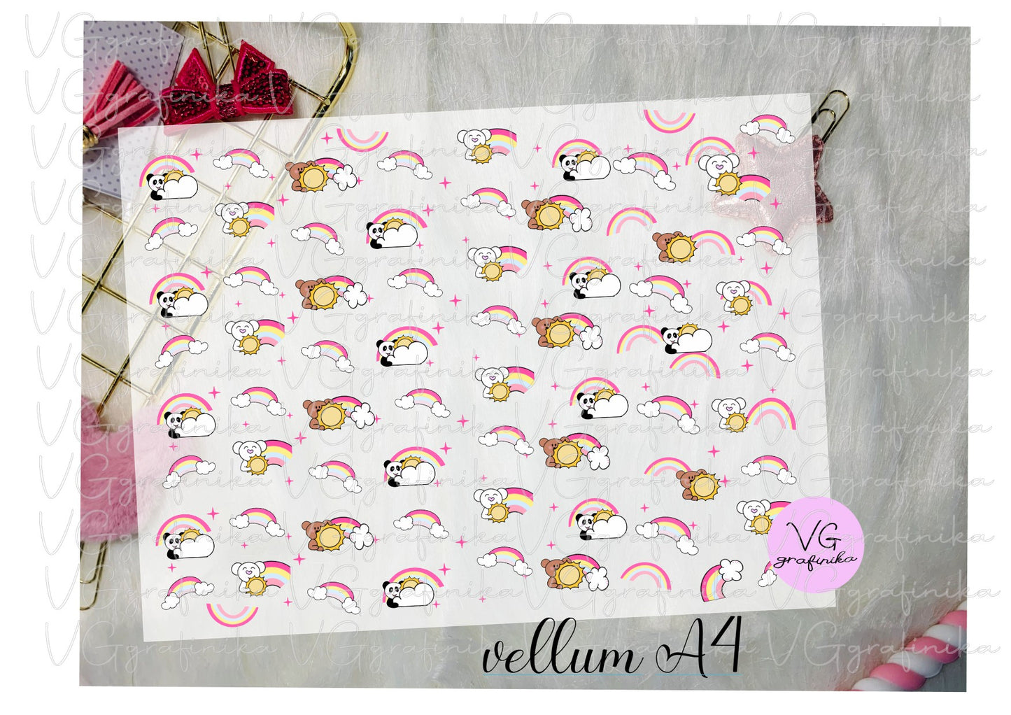 vellum rainbow
